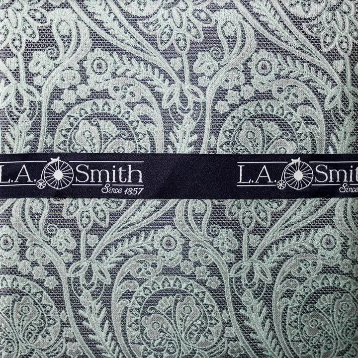 L A Smith Green Grey Paisley Lace Hank - Accessories