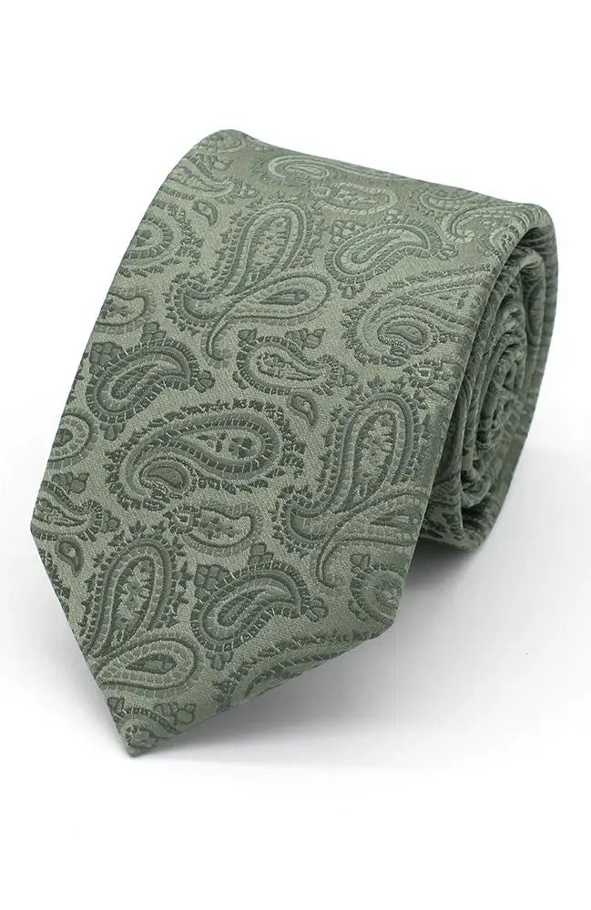 LA Smith Paisley Woven Wedding Poly Ties - Accessories