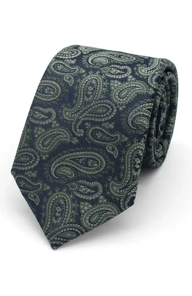 LA Smith Paisley Woven Wedding Poly Ties - Accessories