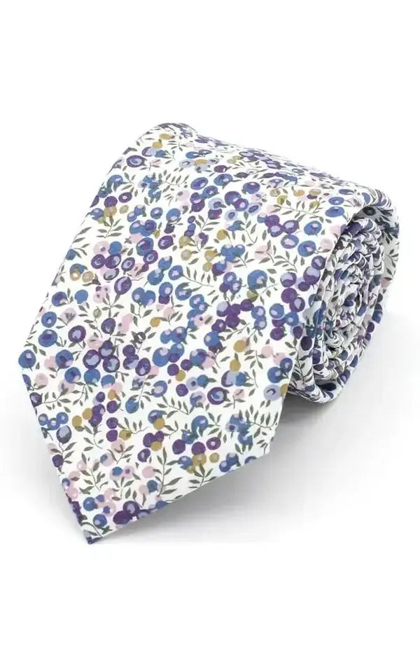 LA Smith Wiltshire Bud Tie And Hank Set Made With Liberty Fabric - Accessories