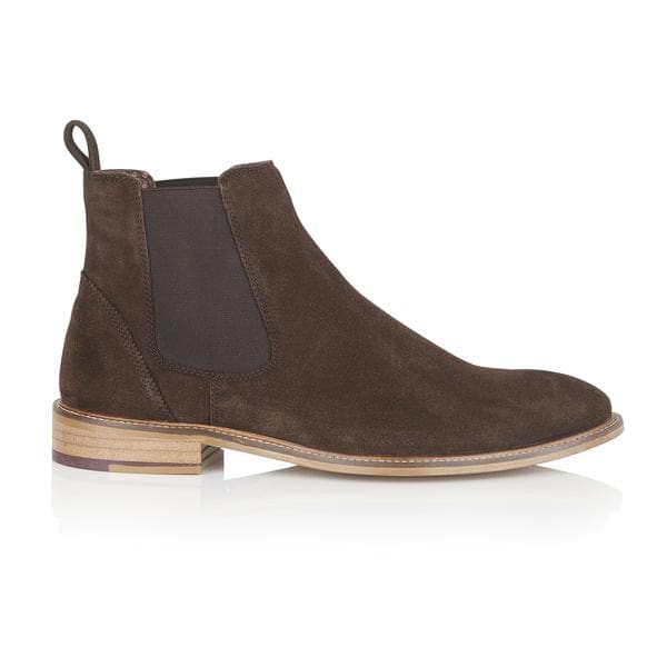 London Brogue Hamilton Suede Chelsea Brown Men’s Boots - Boots