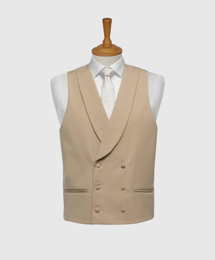 LA Smith Ascot Double-Breasted Fine Wool Formal Waistcoats