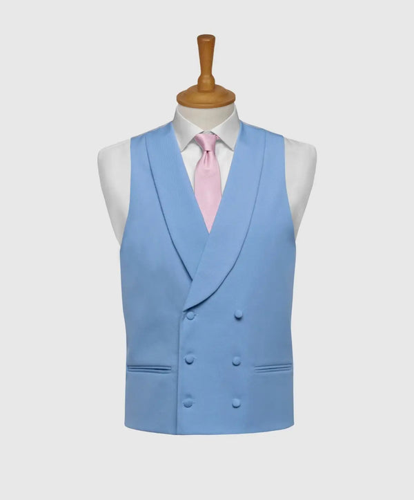 LA Smith Ascot Double-Breasted Fine Wool Formal Waistcoats