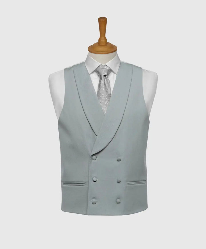 LA Smith Ascot Double-Breasted Fine Wool Formal Waistcoats