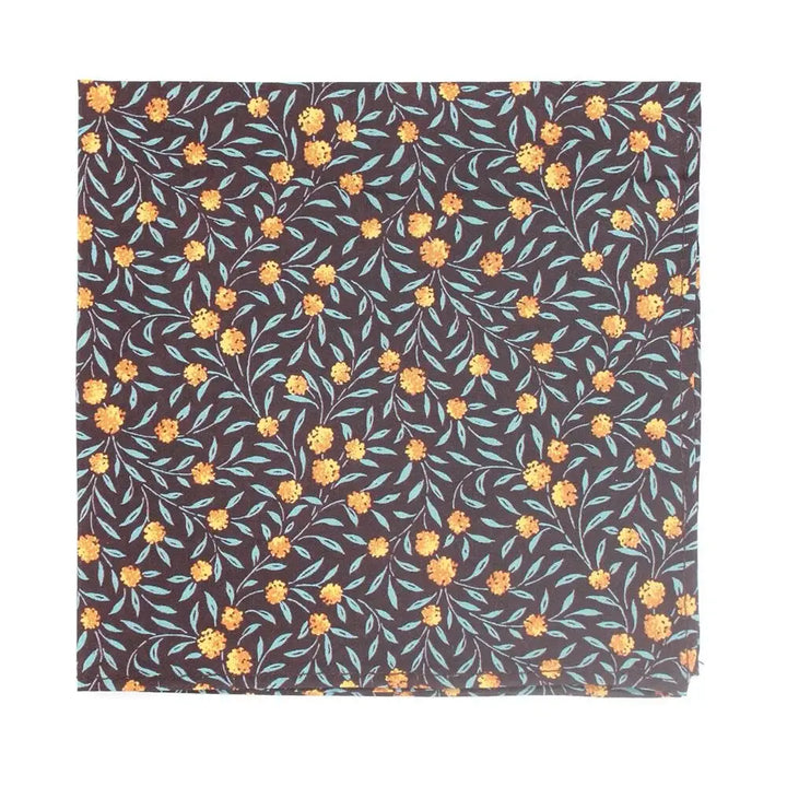 LA Smith Myrtle Hank Made With Liberty Fabric - Green/Light Brown - Accessories