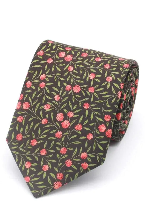 LA Smith Myrtle Tie Made With Liberty Fabric