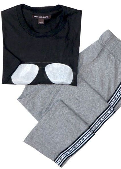Michael Kors Black Grey Loungewear Set - MENSWEARR.COM - BLACK FRIDAY SALE