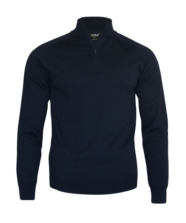 Nimbus Brighton ¼ Zip Knitted Jumper - Navy / XS - Knitwear