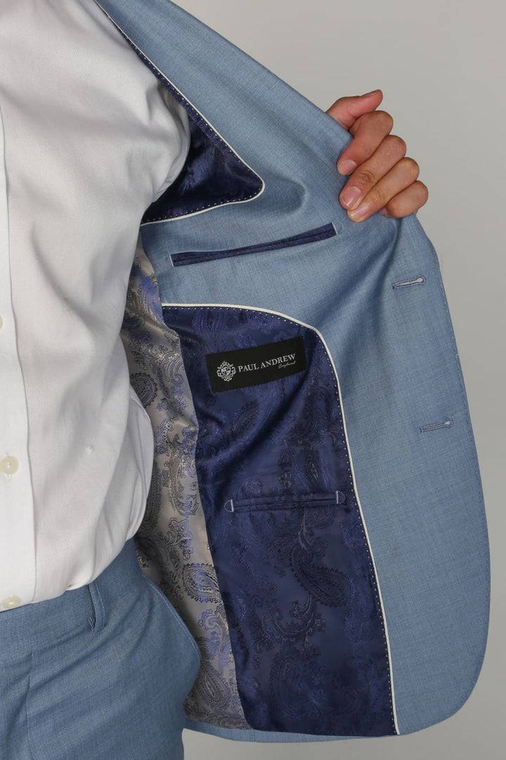 Charles Men’s Blue Three Piece Suit - Men’s Suits