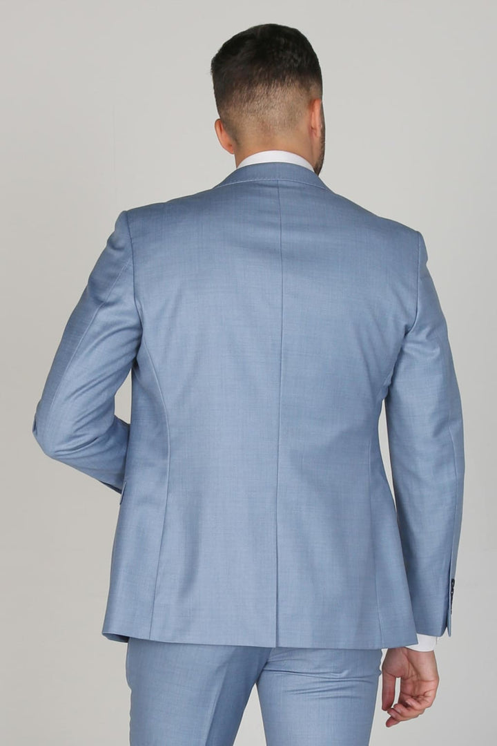 Charles Men’s Blue Three Piece Suit - Men’s Suits