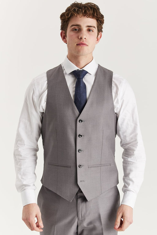 Edward - Men’s Grey Waistcoat - Waistcoat