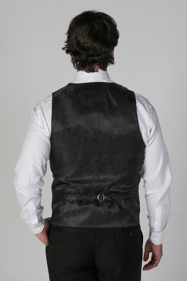Ford Men’s Black Three Piece Tuxedo - Men’s Suits