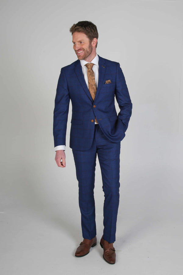 Harvey Navy Men’s Three Piece Suit - Men’s Suits