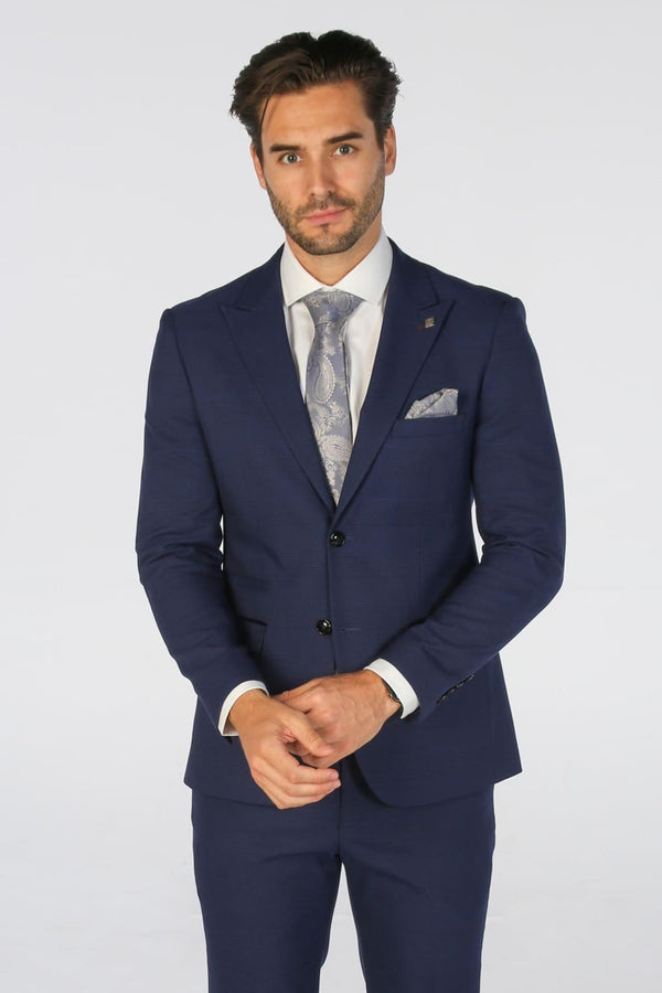Mark - Men’s Blue Check Blazer - Men’s blazer