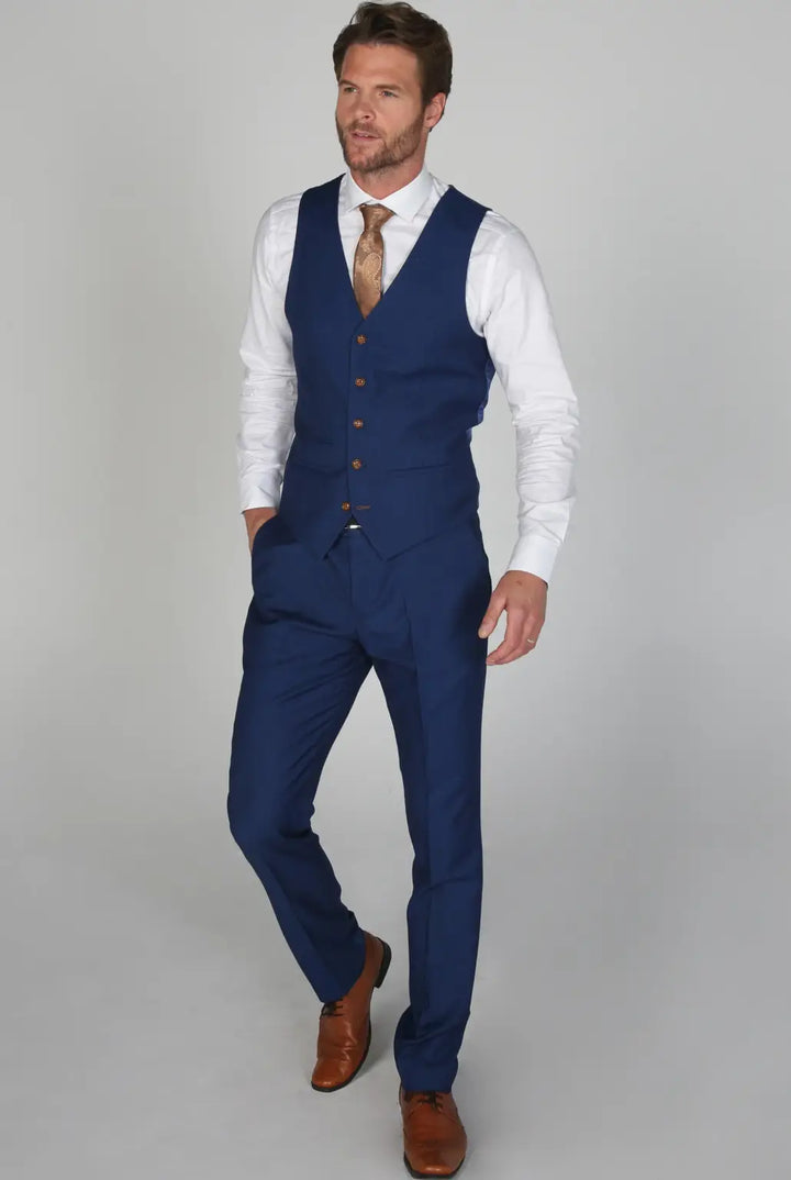 Mayfair Blue Men’s Three Piece Suit