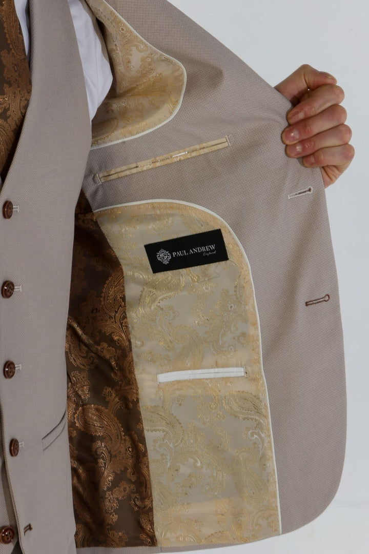 Mayfair - Men’s Stone Textured Blazer - Men’s blazer