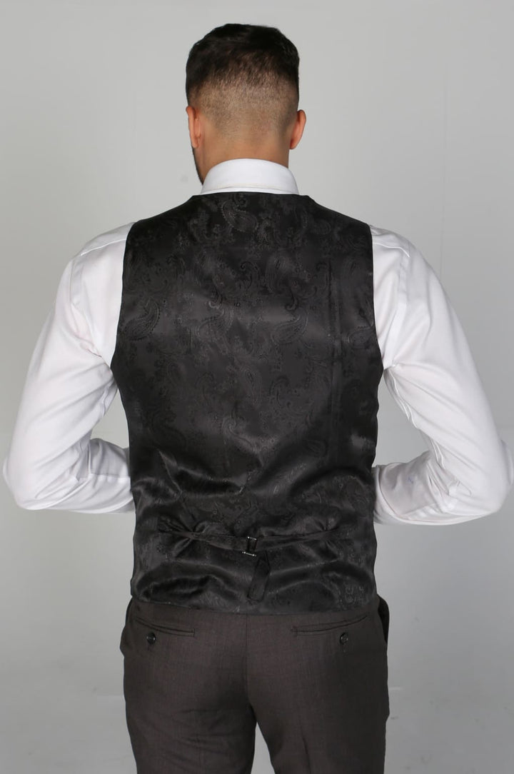 Men’s Charles Charcoal Waistcoat