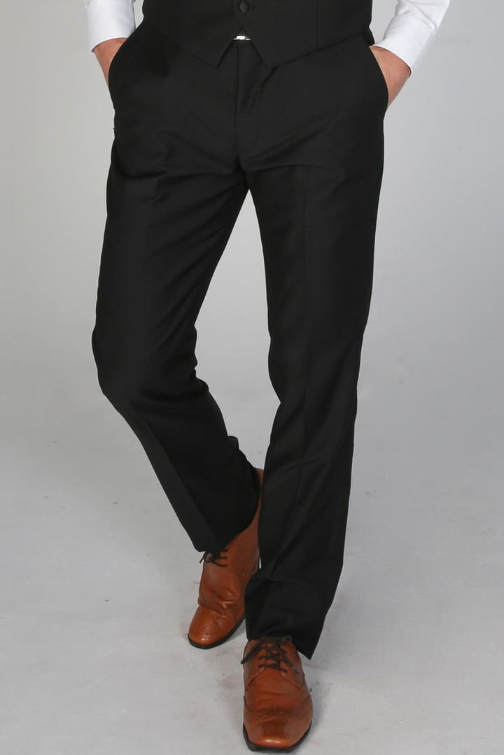 Men’s Harry Black Trousers - 28