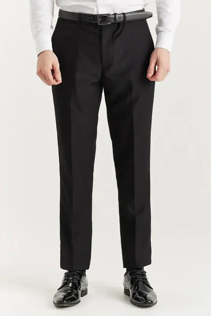 Paul Andrew Harry Black 2 Piece Dinner Suit Tuxedo Package - Suits