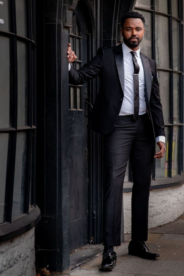 Paul Andrew Men’s Harry Black Tuxedo Jacket - Coats & Jackets