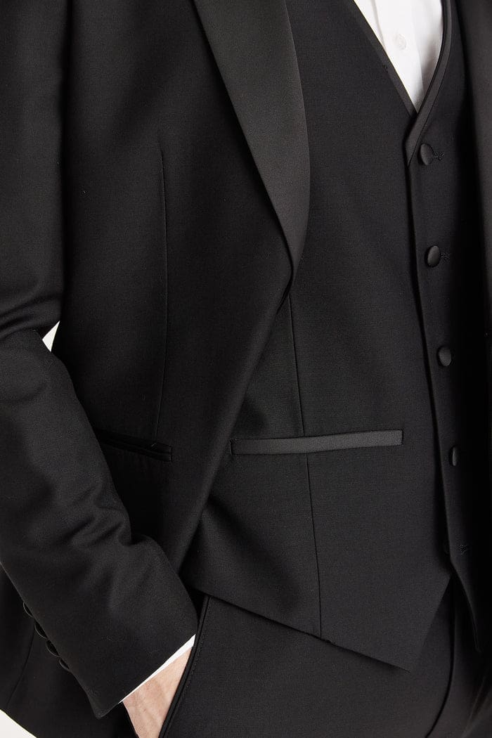 Men’s Harry Black Waistcoat