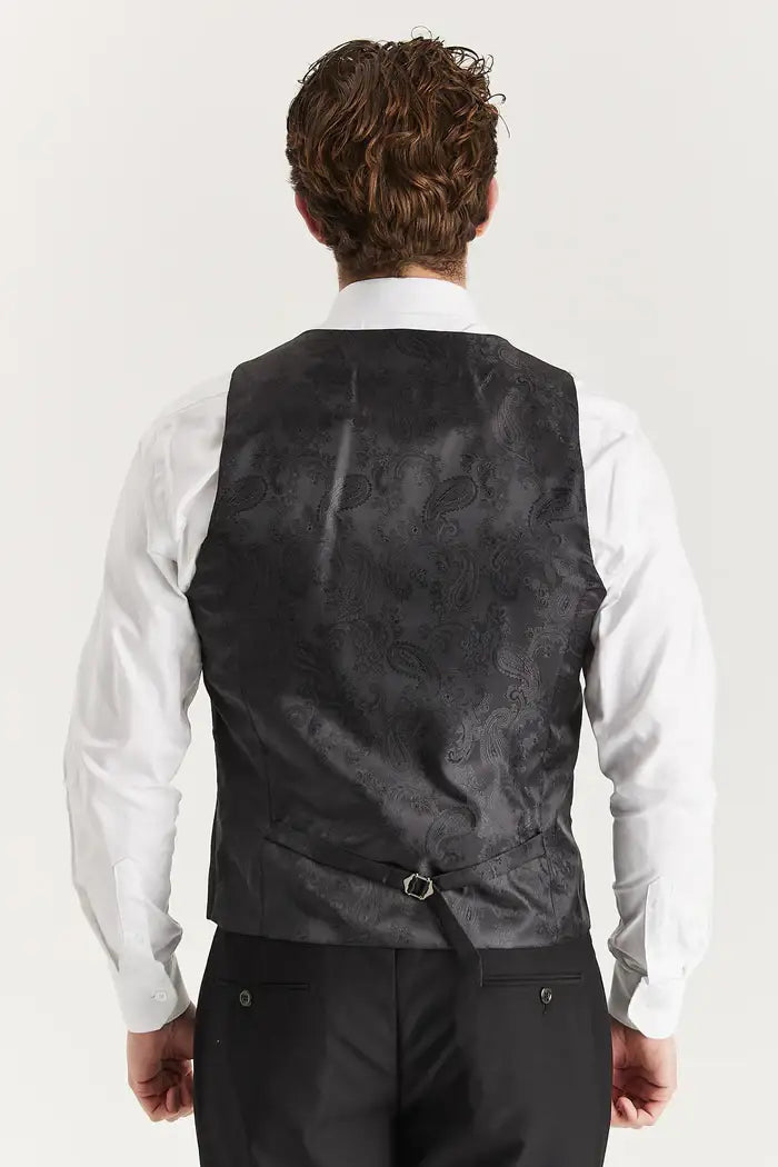Men’s Harry Black Waistcoat