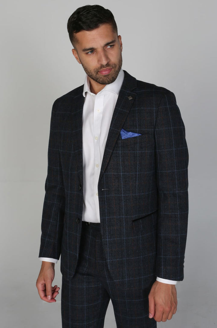 Men’s Harvey Navy Blazer - 34