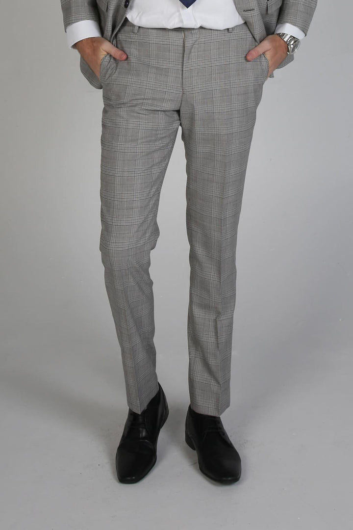 Men’s Hugo Grey Trousers - trousers