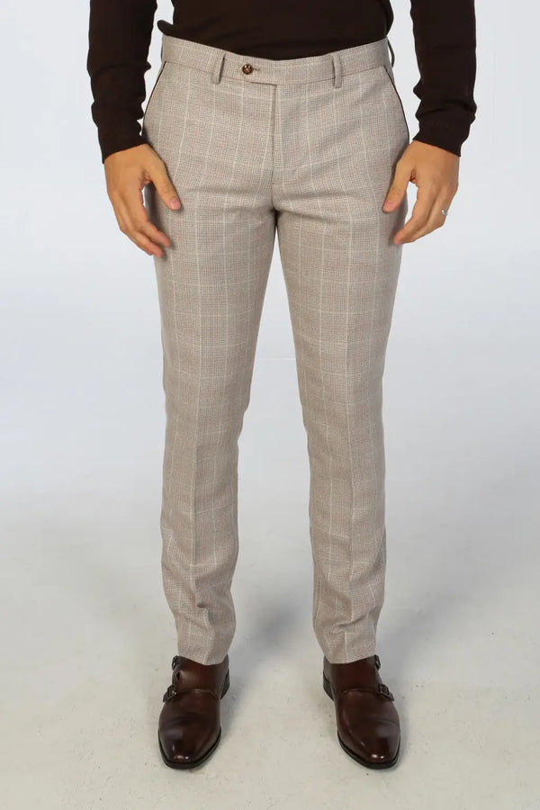 Men’s Kurt Beige Trousers - 28