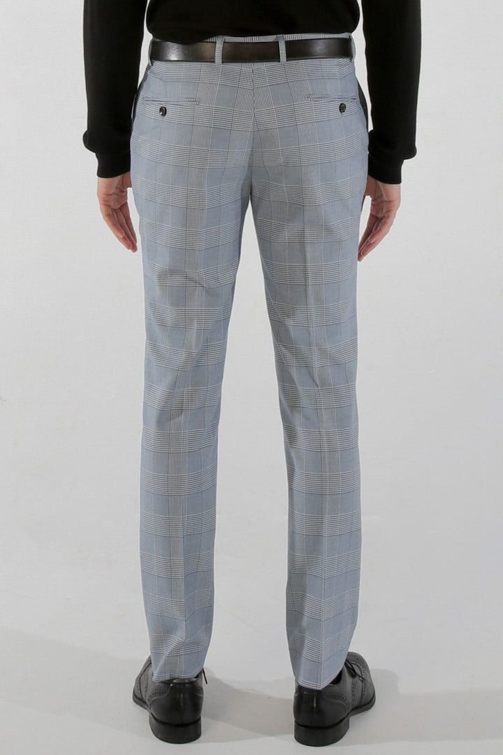 Men’s Mark Sky Blue Trousers - trousers