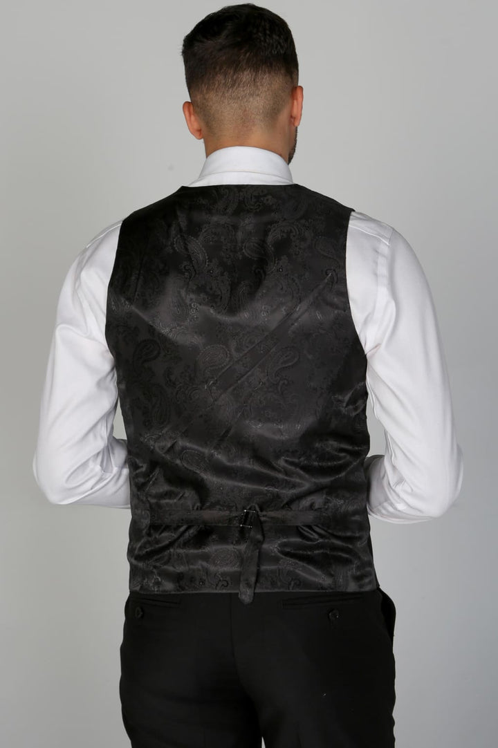 Men’s Parker Black Waistcoat