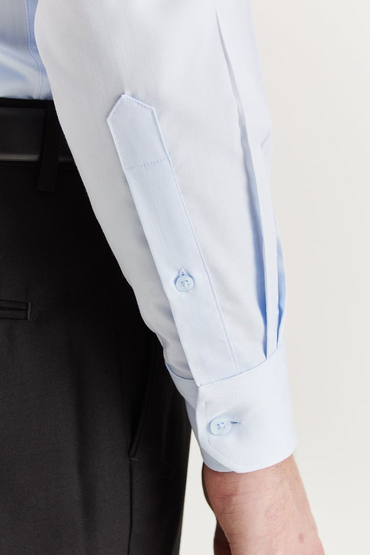 Oliver - Blue Cutaway Collar Shirt - Shirt