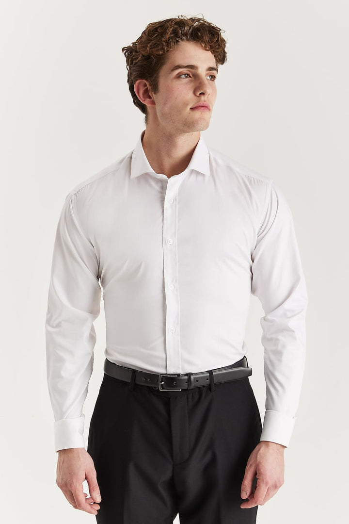 Oliver - White Cutaway Collar Shirt - Shirt