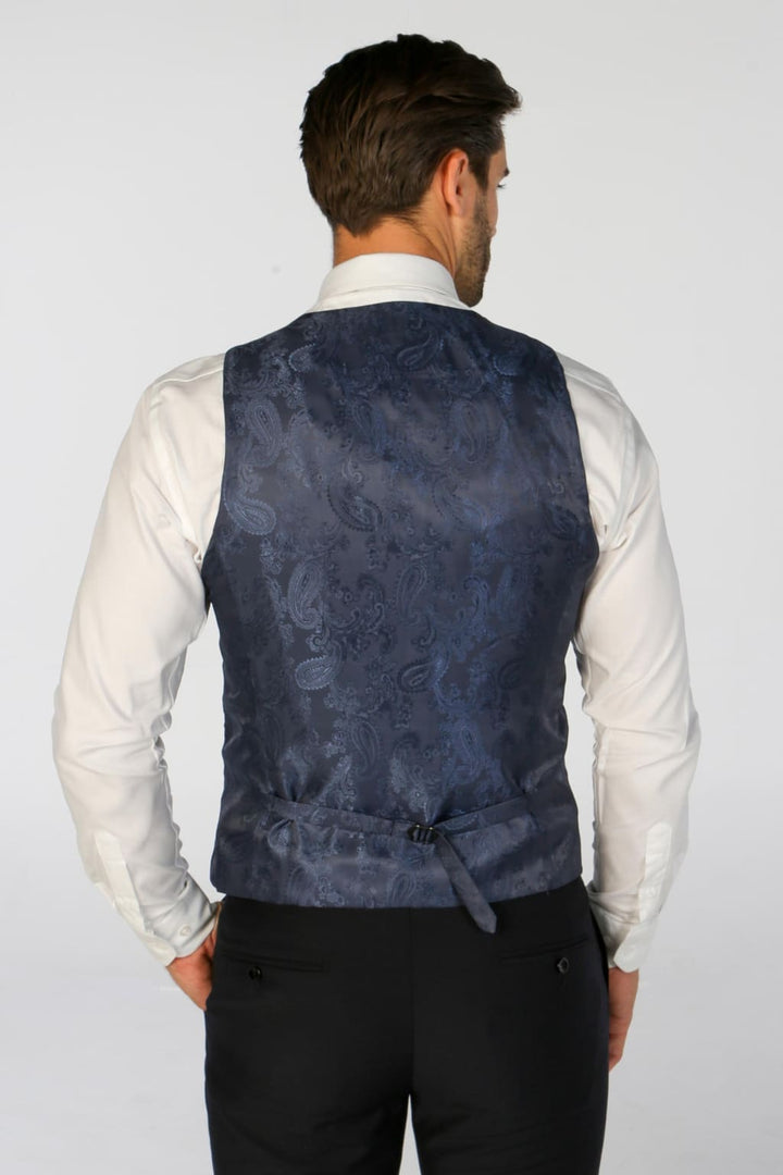 Parker - Men’s Navy Waistcoat - Waistcoat