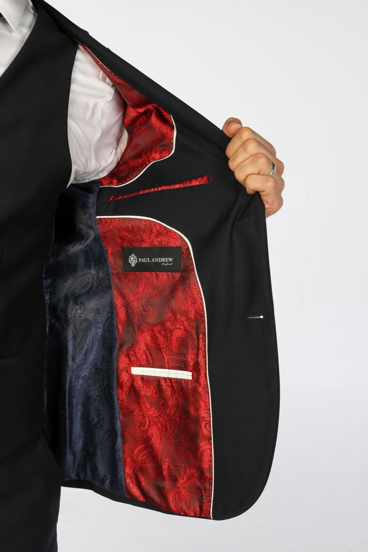 Parker Navy Three Piece Suit - Men’s Suits