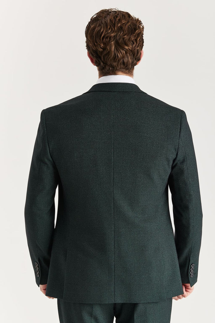 Regent - Men’s Olive Check Blazer - Men’s blazer