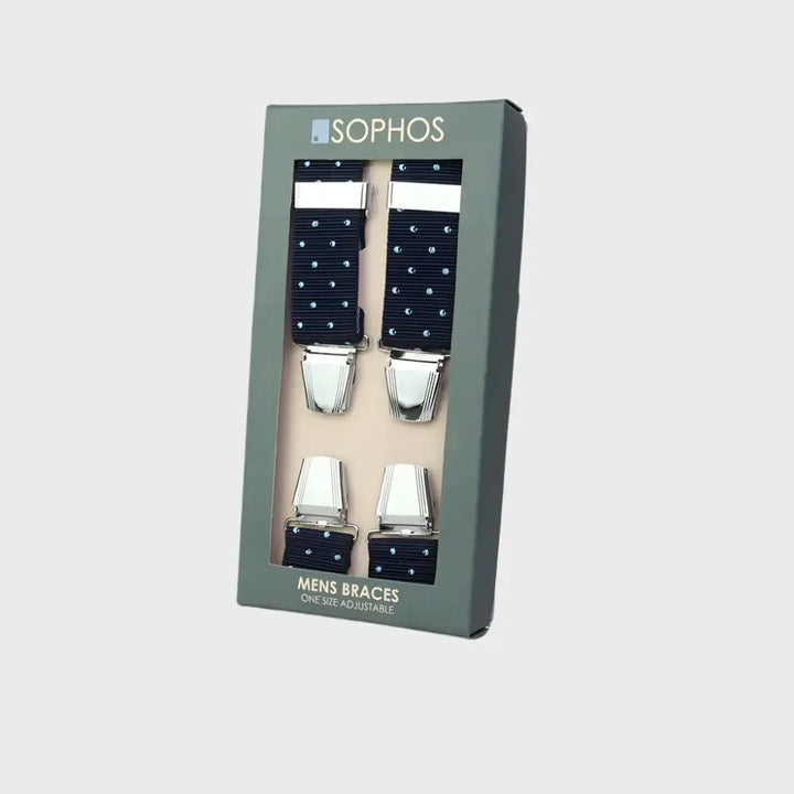 Men’s Premium Polka Dot Braces - Patterned Braces