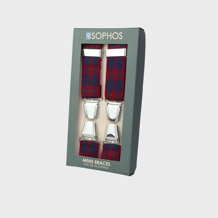 Men’s Premium Tartan Braces - Patterned Braces