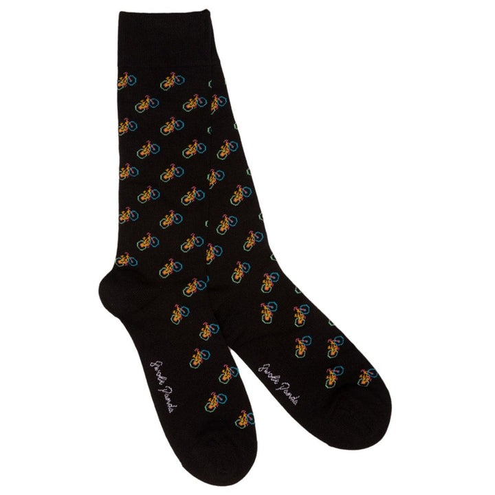 Black Bicycle Bamboo Socks - UK 7-11 (EU 40-47 / US 8-12) - Socks