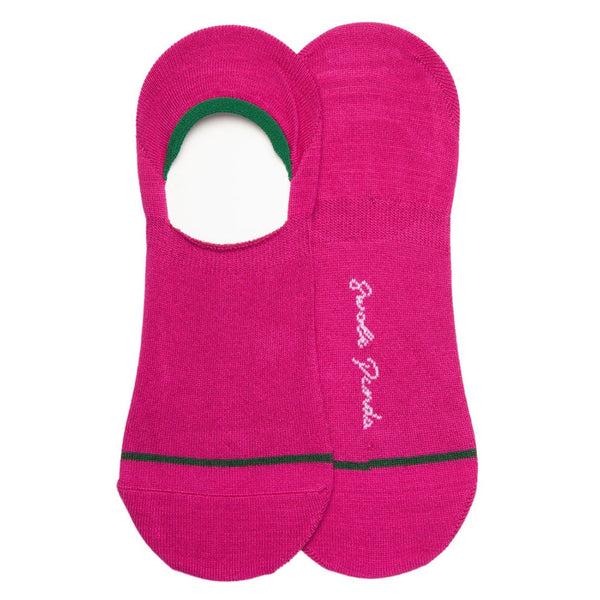 Cerise ’No-Show’ Bamboo Socks - UK 7-11 (US 8-12 / EU 40-47) - Socks