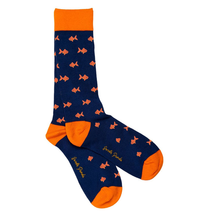 Gold Fish Bamboo Socks - UK 7-11 (EU 40-47 / US 8-12) - Socks