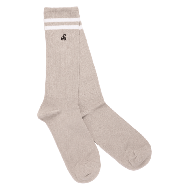 Grey Athletic Bamboo Socks - UK 7-11 (US 8-12 / EU 40-47) - Socks