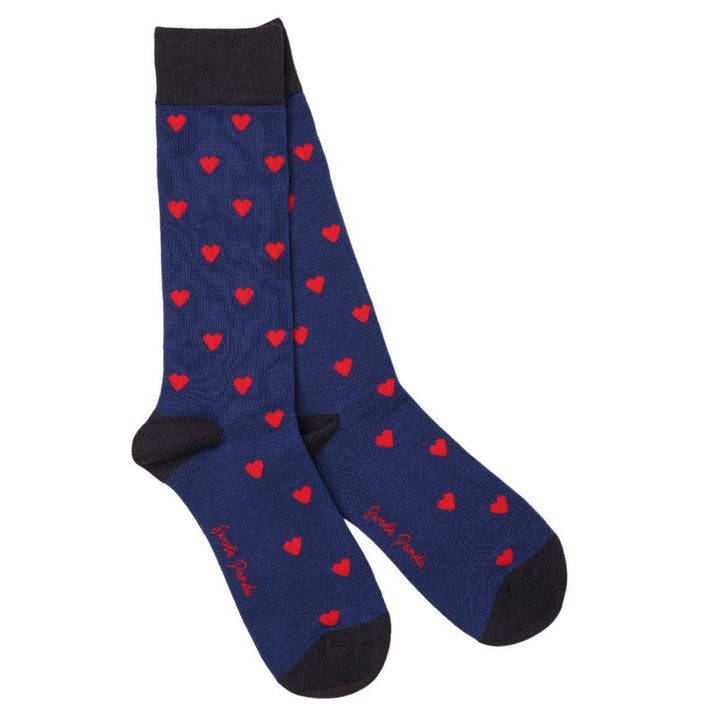 Heart Bamboo Socks - UK 7-11 (EU 40-47 / US 8-12) - Socks