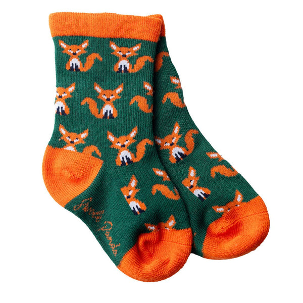 Kids Fox Bamboo Socks - 2-3 YEARS - Socks