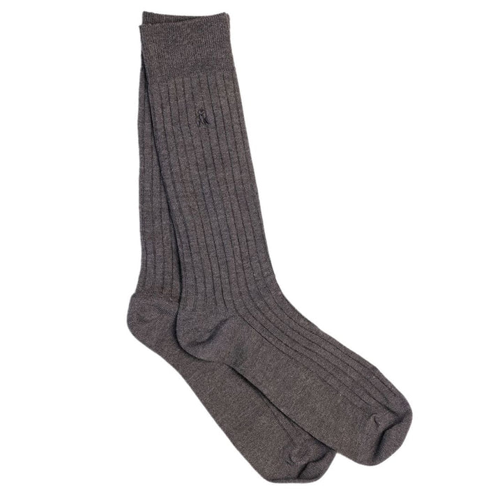 Marl Grey Bamboo Socks - UK 7-11 (US 8-12 / EU 40-47) - Socks