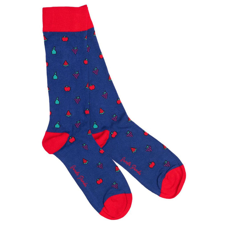 Mixed Fruit Bamboo Socks - UK 7-11 (EU 40-47 / US 8-12) - Socks