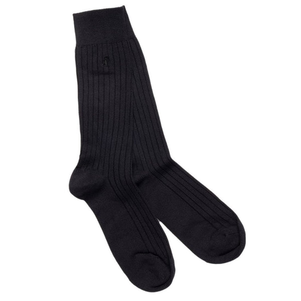 Navy Bamboo Socks - UK 7-11 (US 8-12 / EU 40-47) - Socks