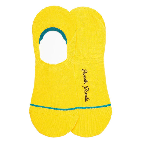 Neon Yellow ’No-Show’ Bamboo Socks - UK 4-7 (US 5-7.5 / EU 37-40) - Socks