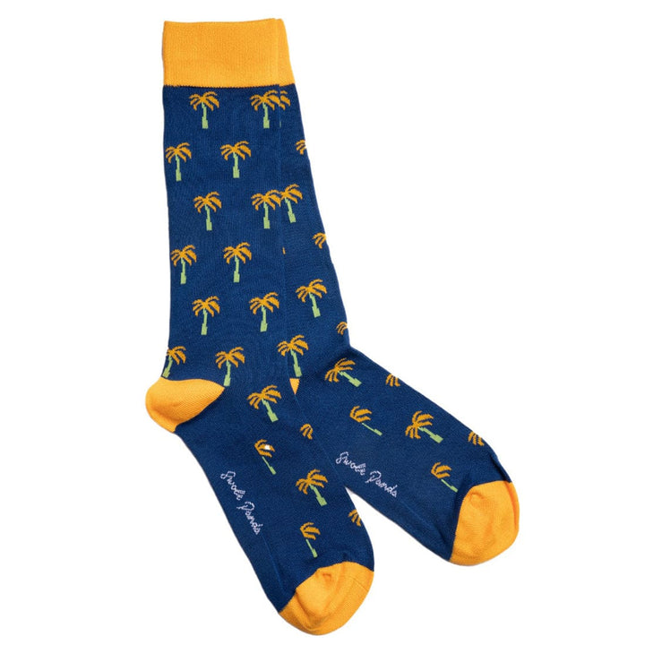 Palm Tree Bamboo Socks - UK 7-11 (EU 40-47 / US 8-12) - Socks