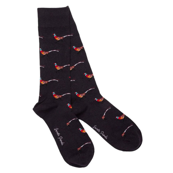 Pheasant Bamboo Socks (Comfort Cuff) - UK 7-11 (US 8-12 / EU 40-47) - Socks